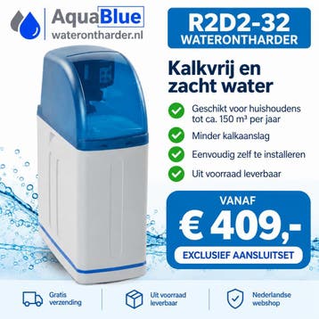 Waterontharder vanaf €409,- | AquaBlue | R2D2, RD,  MR, Ophalen of Verzenden, Nieuw, Waterontharder met zout