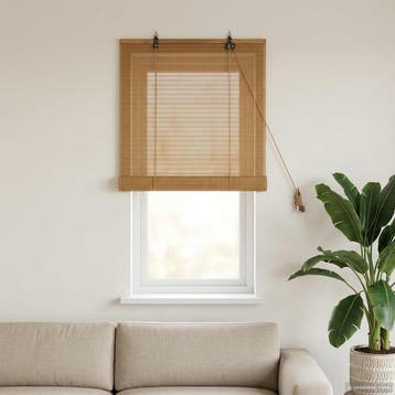 vidaXL Rolgordijn Bruin 40 x 160 cm Bamboe, Verzenden, Nieuw, Bruin