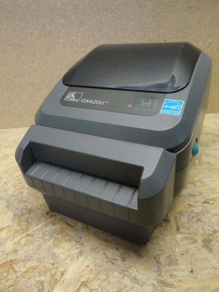 Zebra GX420d Barcode Label Printer USB + Cutter, Computers en Software, Printerbenodigdheden, Gebruikt, Ophalen of Verzenden
