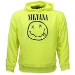 Nirvana Neon Geel Smiley Hoodie Trui Sweater, Kleding | Heren, Verzenden, Nieuw