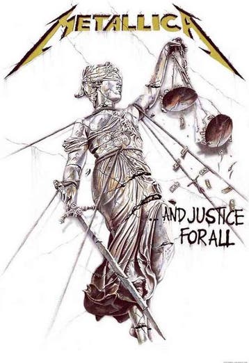 Metallica And Justice For All Textielposter off. merchandise, Ophalen of Verzenden, Nieuw, Poster, Artwork of Schilderij