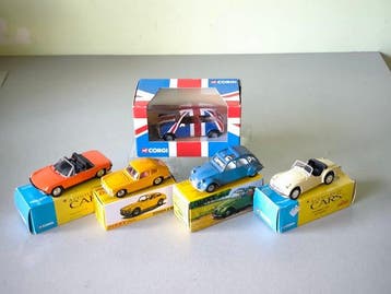 Corgi, Dinky Toys, Atlas 1:43 - Modelauto (5) - Porsche 914, Nieuw