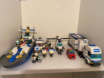 Lego Set - City - Police Patrol Boat 7287; Police Command, Nieuw