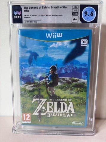 Nintendo - Wii u - WATA Graded 9.6A+ Zelda; Breath of the, Spelcomputers en Games, Nieuw