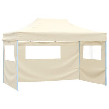 vidaXL Partytent 280 x 410 x 315 cm Crèmekleurig Oxford Stof, Verzenden, Nieuw, Partytent