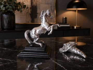 MAGRINO - Beeldje - Set placcato Argento 925 - Cavallo