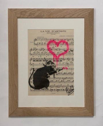ArtRat - BANKSY Tribute - La vie d’artiste 1932