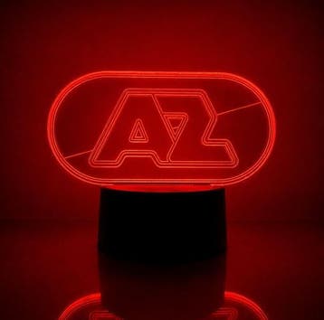 Led lamp AZ Alkmaar, Huis en Inrichting, Kunststof, Overige merken, Meerkleurig, Ophalen of Verzenden