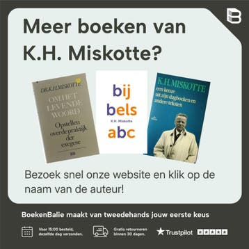 Het wezen der Joodsche religie / Verzameld werk / 6, Boeken, Verzenden, Zo goed als nieuw, K.H. Miskotte