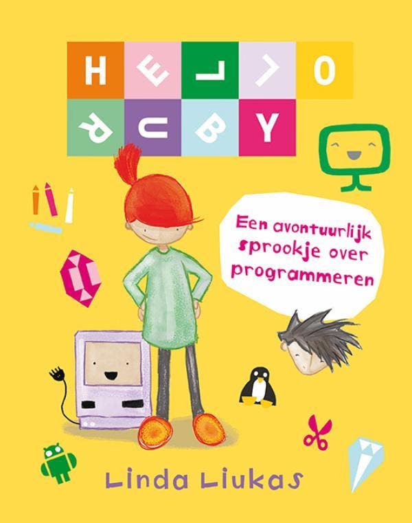 Hello Ruby / Hello Ruby 9789057124624 Linda Liukas, Boeken, Kinderboeken | Jeugd | 10 tot 12 jaar, Gelezen, Verzenden