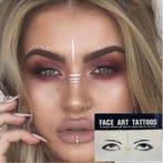 Face Art Tattoos Sproet 9: Stipjes + Streep, Ophalen of Verzenden, Nieuw