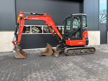 Veiling: Minigraver Kubota U36-4 Diesel 17.7kW 2019, Ophalen, Graafmachine