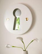 Caroline Schilling - Spiegel - Staal, Glas - Gesigneerde