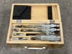 Veiling - Time micrometers set 3-delig 0-100mm, Doe-het-zelf en Verbouw, Gereedschap | Handgereedschap, Nieuw