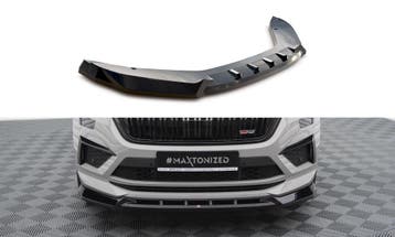 Voorspoiler V.2 Skoda Kodiaq RS FL Maxton Glans Zwart, Ophalen of Verzenden, Nieuw