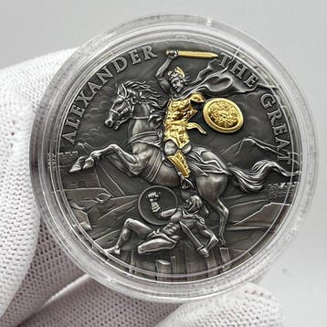 Niue. 5 Dollars 2023 – Alexander the Great – 2 oz Silver