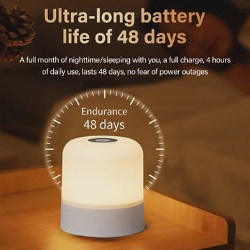 Oplaadbare Sfeerlamp met Afstandsbediening - Touch Sensor, R, Huis en Inrichting, Verzenden, Nieuw