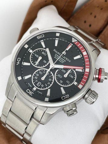 Maurice Lacroix - Pontos S Extreme Steel Chronograph, Sieraden, Tassen en Uiterlijk, Nieuw