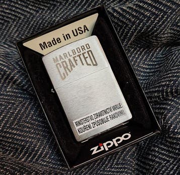 Zippo - Marlboro Crafted - 2022 - Zonder minimumprijs -, Nieuw