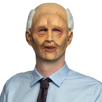 Oude man masker latex, Verzenden, Nieuw, Feestartikel