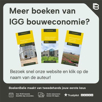Gebouwschade 2024 / Taxatieboekje - IGG bouweconomie, Verzenden, Zo goed als nieuw, IGG bouweconomie