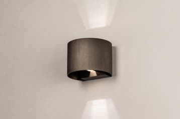 Rietveld Wandlampen - Bruin - Metaal, Aluminium, Verzenden, Nieuw