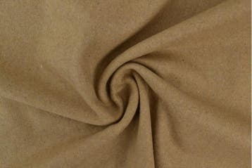 Wol 380 g/m² Beige - rol 30 meter, Verzenden, Nieuw, Beige