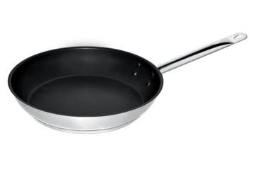 Koekenpan RVS + Teflon ø28 3,1L, Ophalen of Verzenden, Nieuw