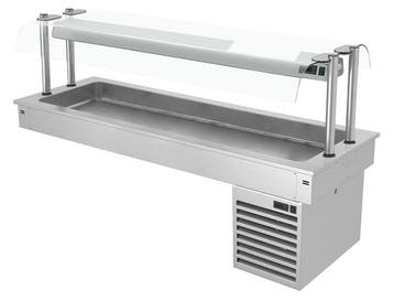 GGM Gastro | Geventileerde drop-in koelbak - 1785mm - +2 tot, Verzenden, Nieuw in verpakking, Koelen en Vriezen