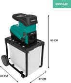 2dekans | VONROC Stille Hakselaar/Shredder 2800W – Voor, Ophalen of Verzenden, Zo goed als nieuw