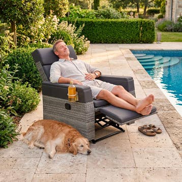 Wickerfauteuil Pacentro, Verzenden, Nieuw