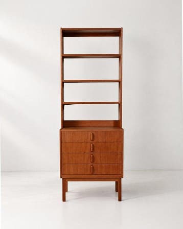 Bodafors - Bertil Fridhagen - Commode - Teak - boekenkast