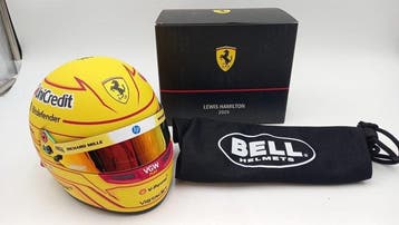 Bell Helmets 1:2 - Modelauto - Replica casco helmet Lewis, Nieuw