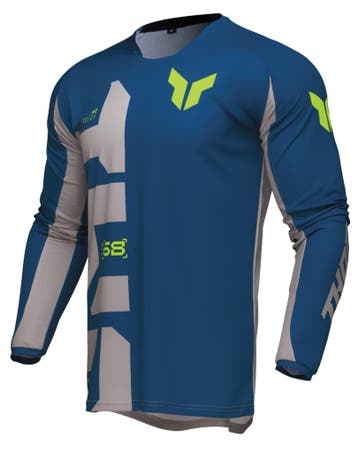 Thor 2025 Fall Launch Forge Crossshirt Blauw maat XL, Ophalen of Verzenden, Nieuw