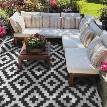 Groot Outdoor Vloerkleed - Opvouwbaar & Omkeerbaar - Plastic, Verzenden, Nieuw