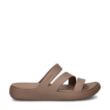 Crocs Getaway Strappy slippers voor dames in het Bruin, Slippers, Bruin, Verzenden, Nieuw