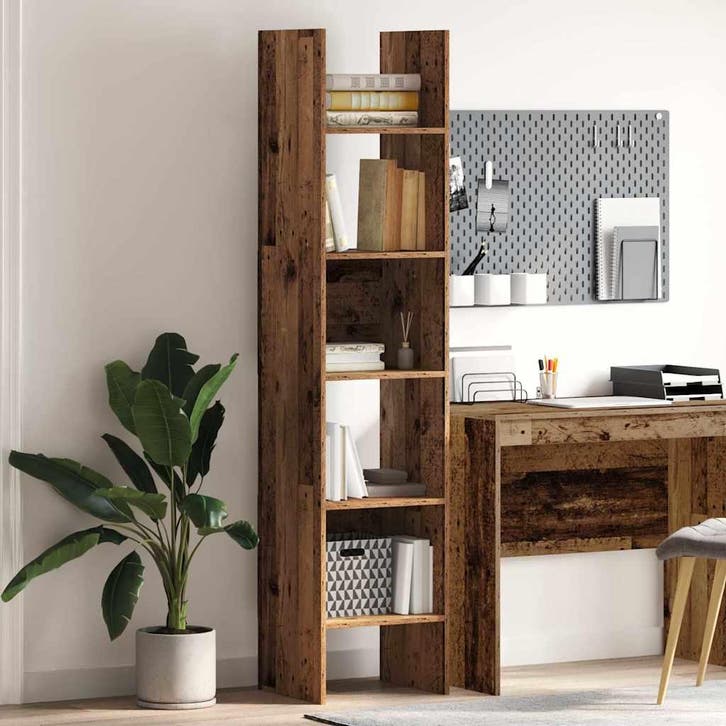 vidaXL Boekenkast Oudhout 40 x 35 x 180 cm Bewerkt hout, Huis en Inrichting, Kasten | Boekenkasten, Nieuw, Minder dan 50 cm, Overige houtsoorten