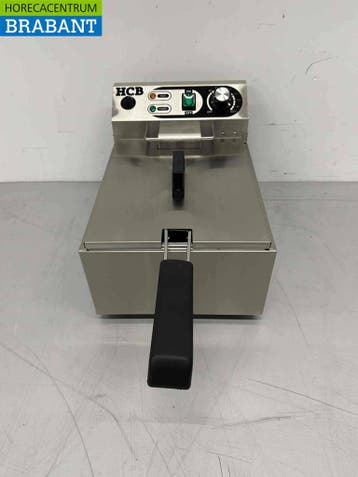 HCB RVS Friteuse Frituur 6 liter 230V Horeca, Ophalen of Verzenden, Nieuw in verpakking