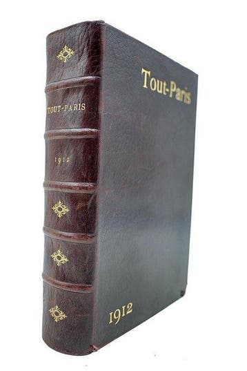 SN - Tout-Paris. Annuaire de la société parisienne - 1912