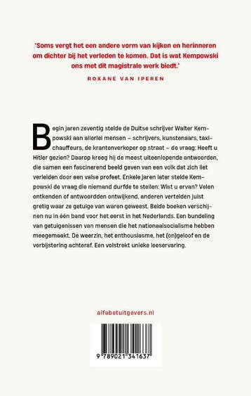 Heeft u Hitler gezien? 9789021341637 Walter Kempowski, Verzenden, Zo goed als nieuw, Walter Kempowski