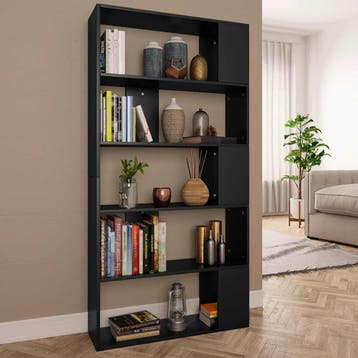 vidaXL Boekenkast/kamerscherm 80x24x159 cm bewerkt hout, Huis en Inrichting, Minder dan 50 cm, Verzenden, Nieuw, 150 tot 200 cm