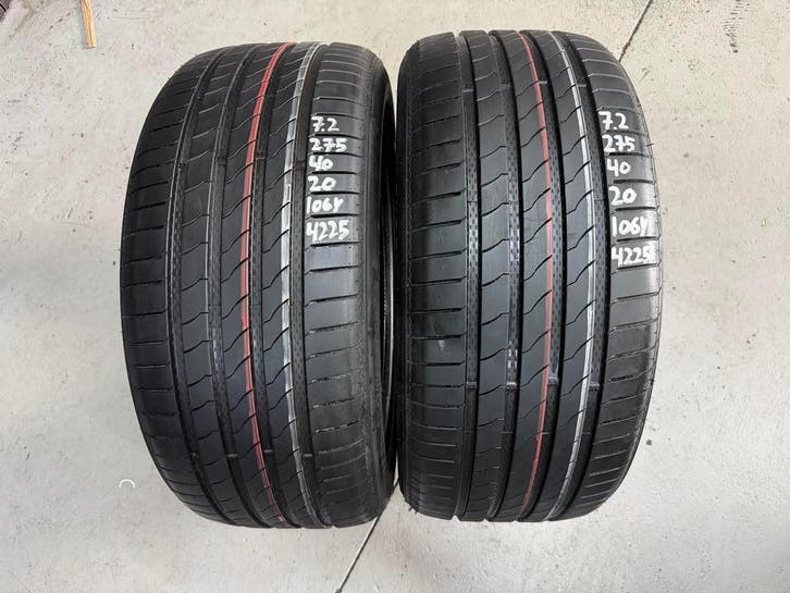 275/40/20 Zomerbanden 7.2MM DOT4225 DEMO, Auto-onderdelen, Banden en Velgen, 20 inch, Zomerbanden, Personenwagen, Gebruikt, Band(en)