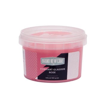 BrandNewCake Fondant Glazuur Roze 300g, Hobby en Vrije tijd, Taarten en Cupcakes maken, Verzenden, Nieuw