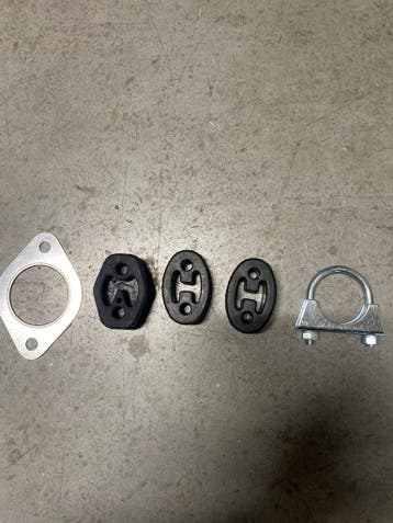 Uitlaatset, Einddemper + Voorpijp Ford Fiesta 5, Verzenden, Nieuw