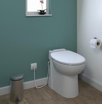 Broyeurtoilet Sani-Start dual flush, Doe-het-zelf en Verbouw, Verzenden, Nieuw, Toilet