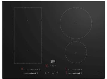 Beko - Inductie Kookplaat - Zwart, Witgoed en Apparatuur, Kookplaten, Verzenden, Nieuw, Inductie, 4 kookzones