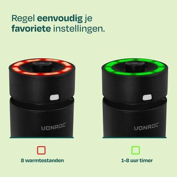 2dekans | VONROC Staande Terrasverwarmer Panarea 2000W –, Ophalen of Verzenden, Zo goed als nieuw