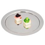 GGM Gastro | (4 stuks) Dienblad - RVS - Ø 39cm - rond, |, Verzenden