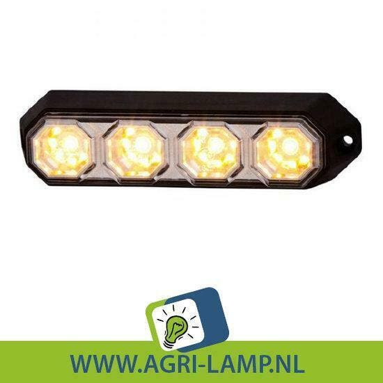 Led flitser 6 Watt met optische versterking 10V-30V PRO s..., Auto's, Vrachtwagens