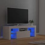 vidaXL Tv-meubel met LED-verlichting 120x35x40 cm wit, 100 tot 150 cm, Verzenden, Nieuw, Minder dan 100 cm